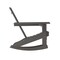 Merrick Lane Ridley HDPE Adirondack Chair with Cup Holder and Pull Out Ottoman, All-Weather HDPE Indoor/Outdoor Chair